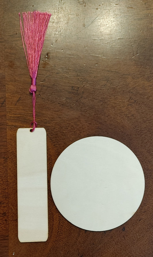 Create your own Bookmark and Coaster